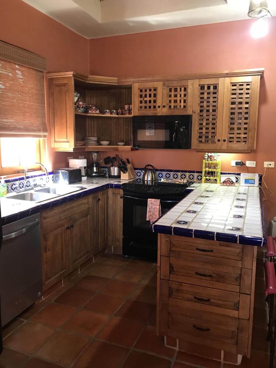 Fully stocked kitchen