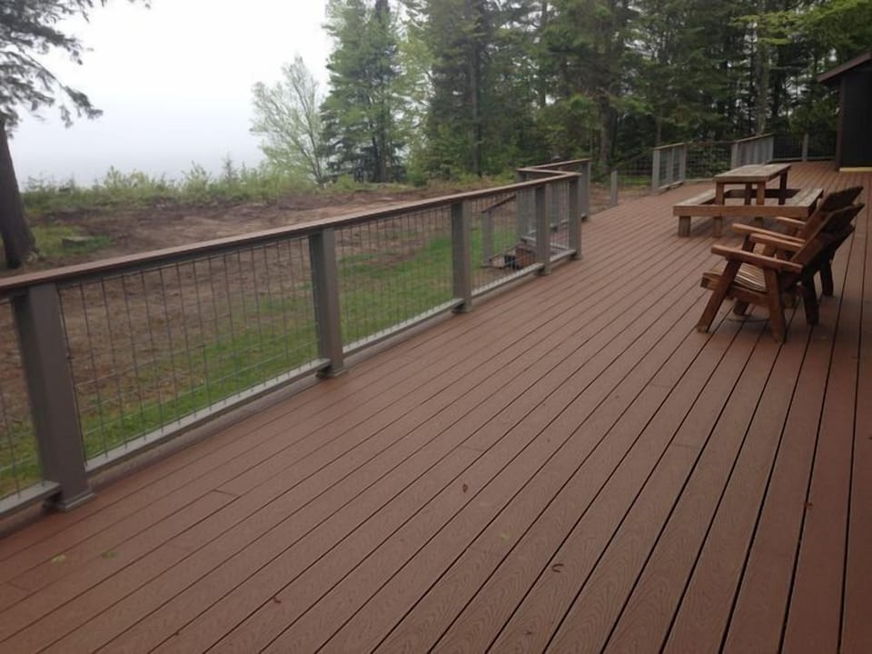 97 ft. deck looking Lake Superior