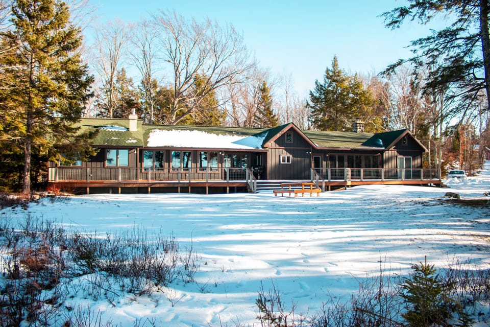 97 ft. deck facing Lake Superior