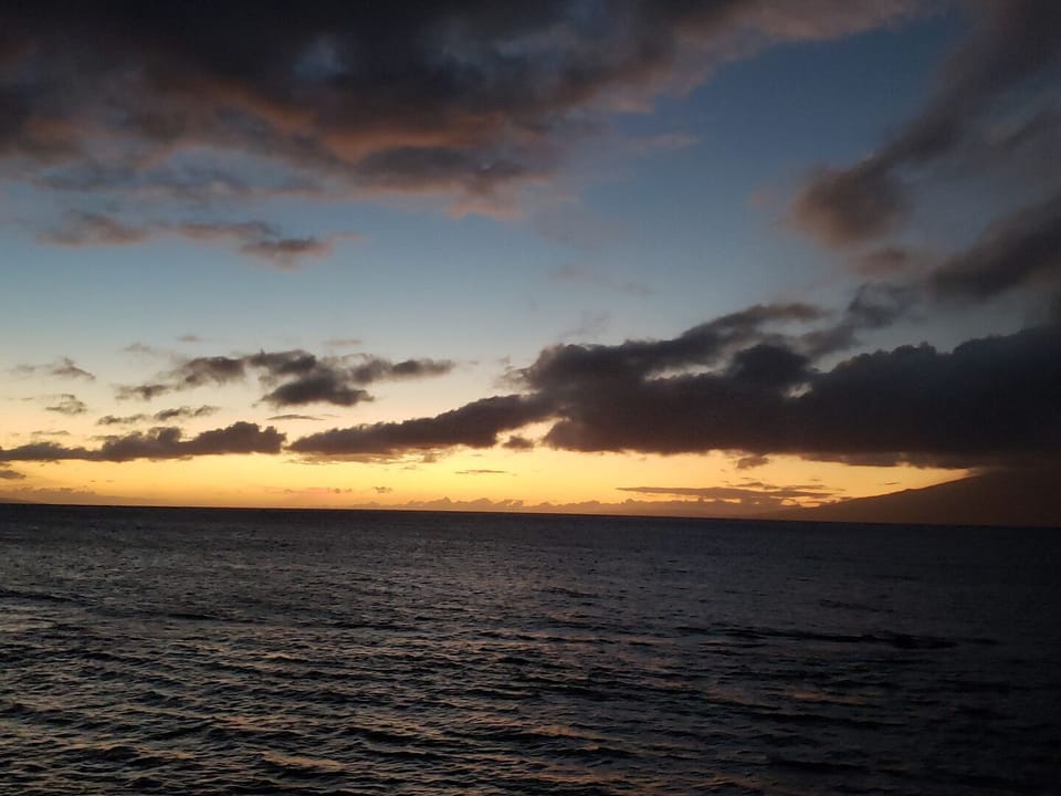 Moloka'i and Lana'i in the distance