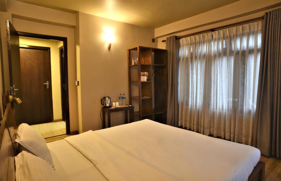 Premium bedding, down comforters, blackout drapes, free WiFi