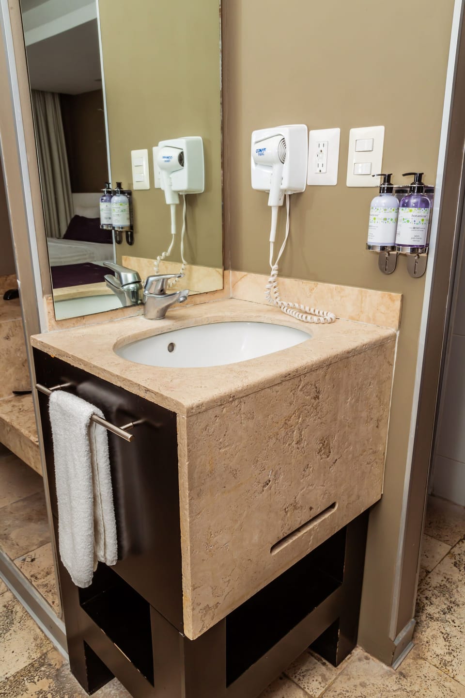 Deluxe Room, 2 Double Beds | Bathroom | Shower, free toiletries, hair dryer (on request), towels
