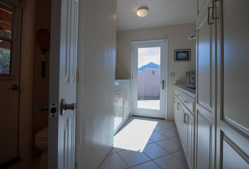 Additional Kitchen counter space and microwave.  Washer & Dryer too.