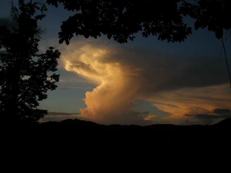 Cloudy sunset