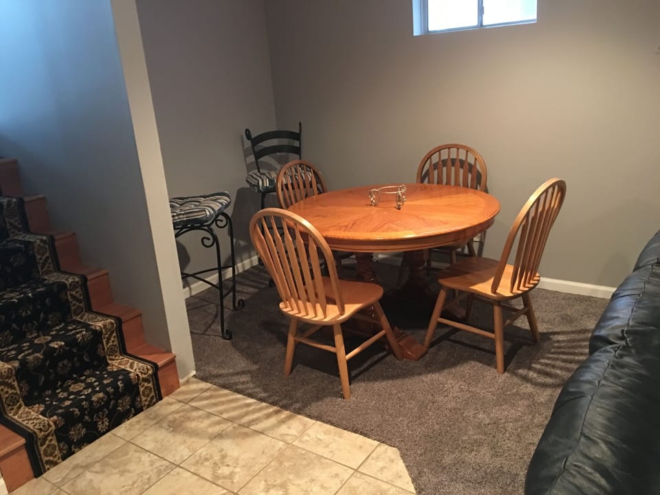 Lower level second table 