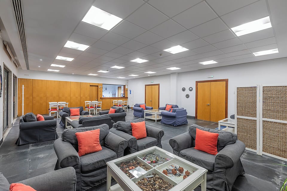 Lobby sitting area