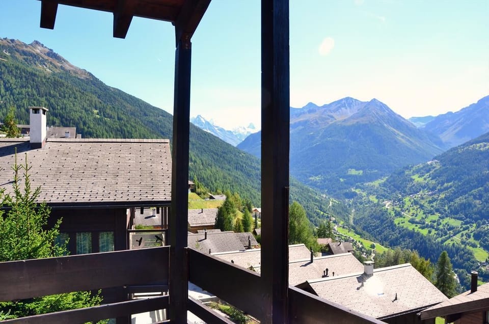 view from the balcony