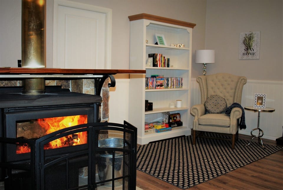 Cosy fireplace