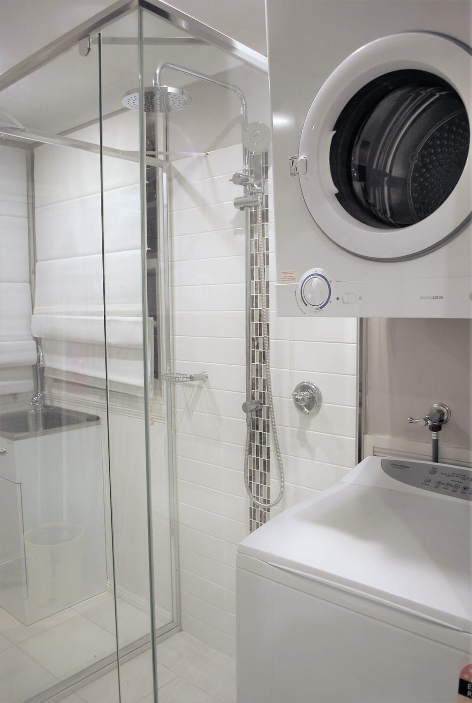 Laundry with extra shower