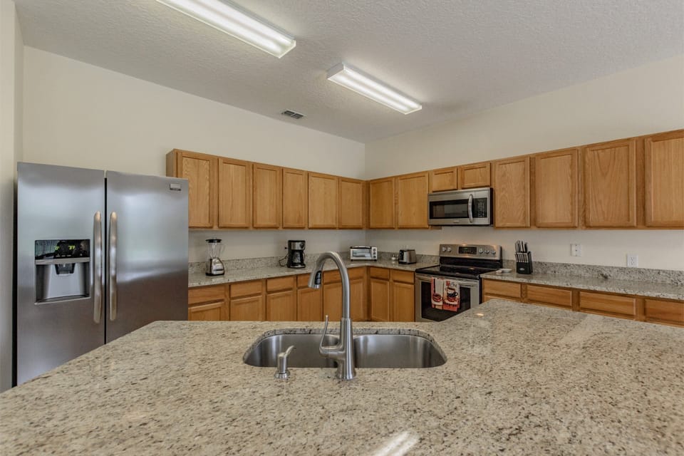 Kitchen with new appliances