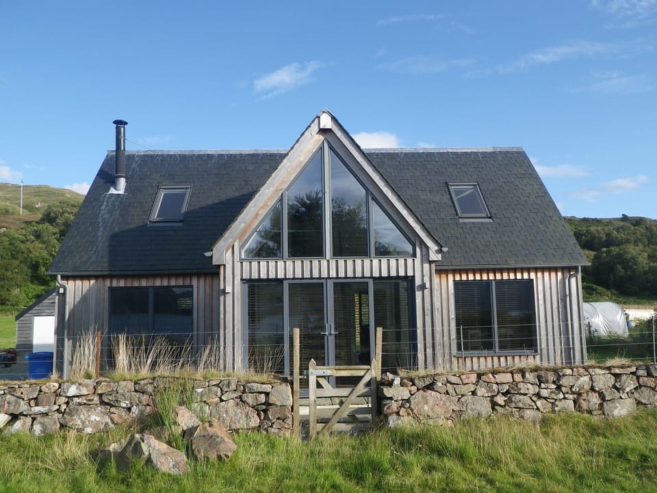 A light and airy house with fantastic views