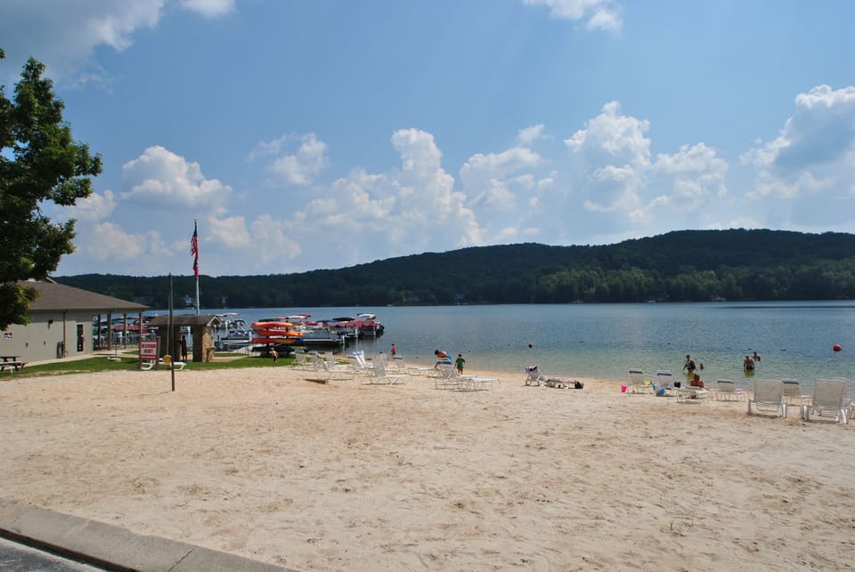 Beach at Lake Dartmoor