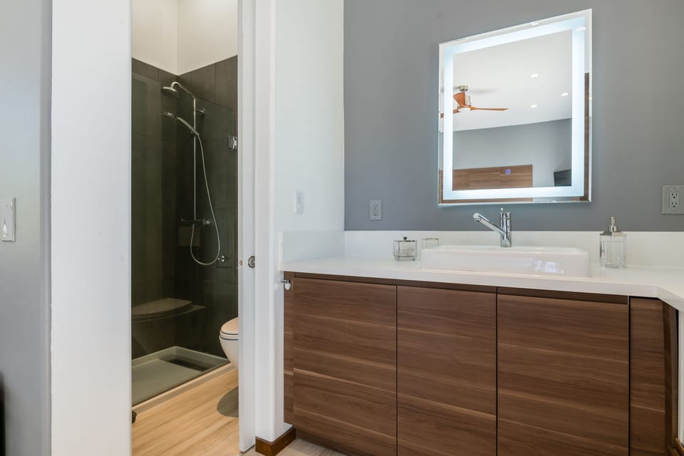 Have fun singing along to Bluetooth music in the shower 