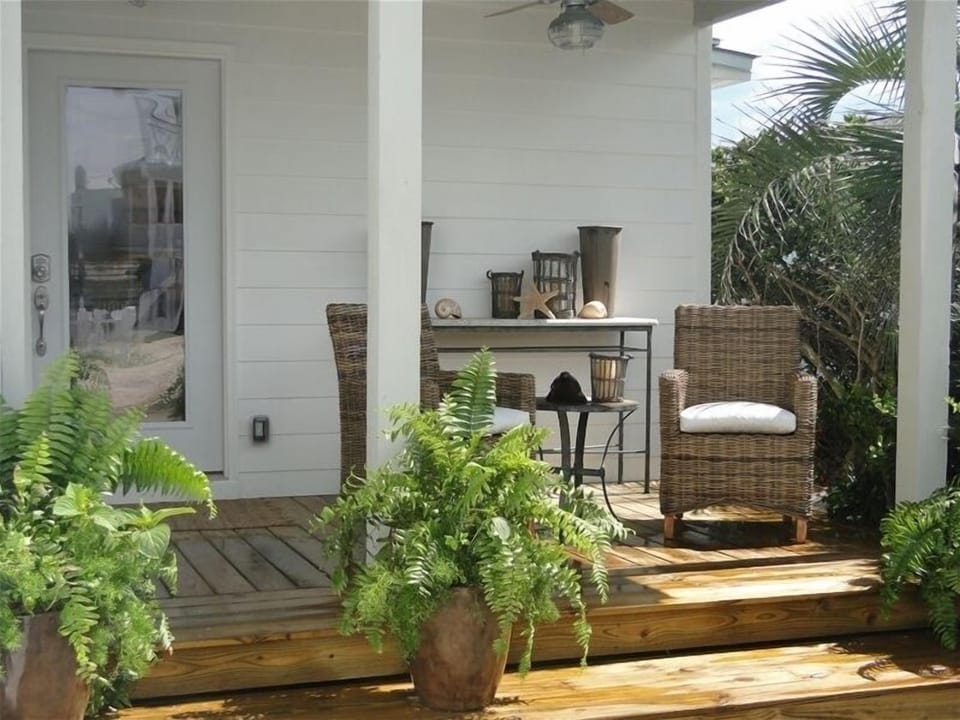 View of front porch