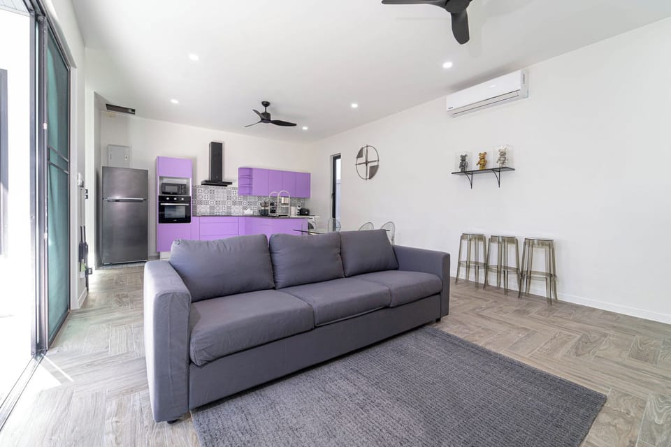 2-Bedroom Pool Villa | Living area | LCD TV