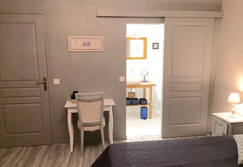 Iris Room | Individually decorated, individually furnished, desk, iron/ironing board