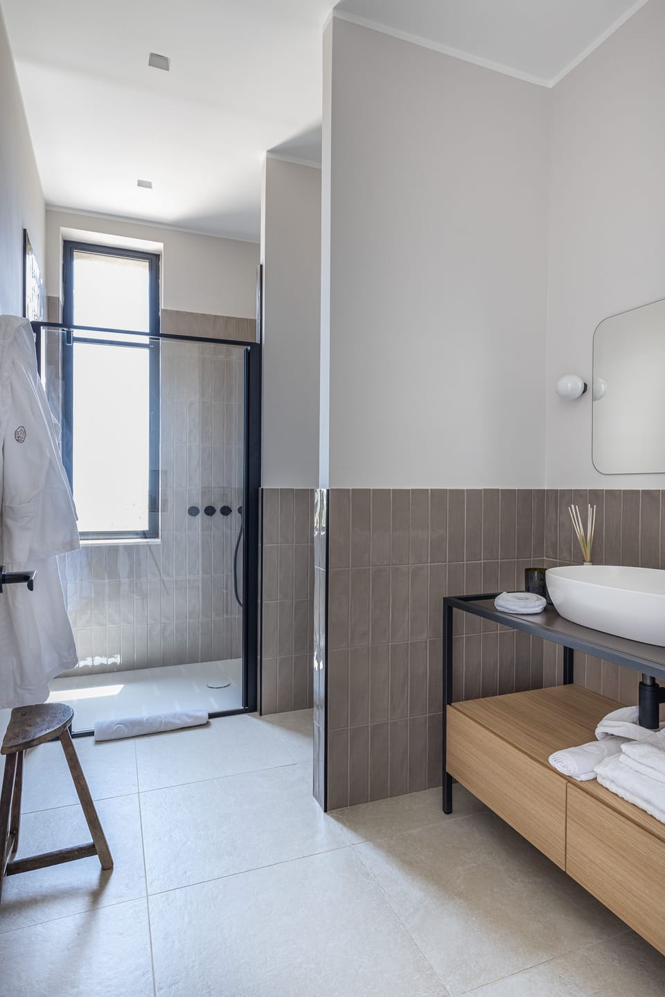 Premium Suite, Private Pool, Sea View | Bathroom | Rainfall showerhead, hair dryer, bathrobes, slippers