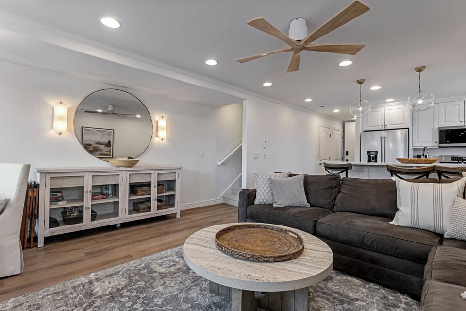 Spacious great room at Three Kings 83.