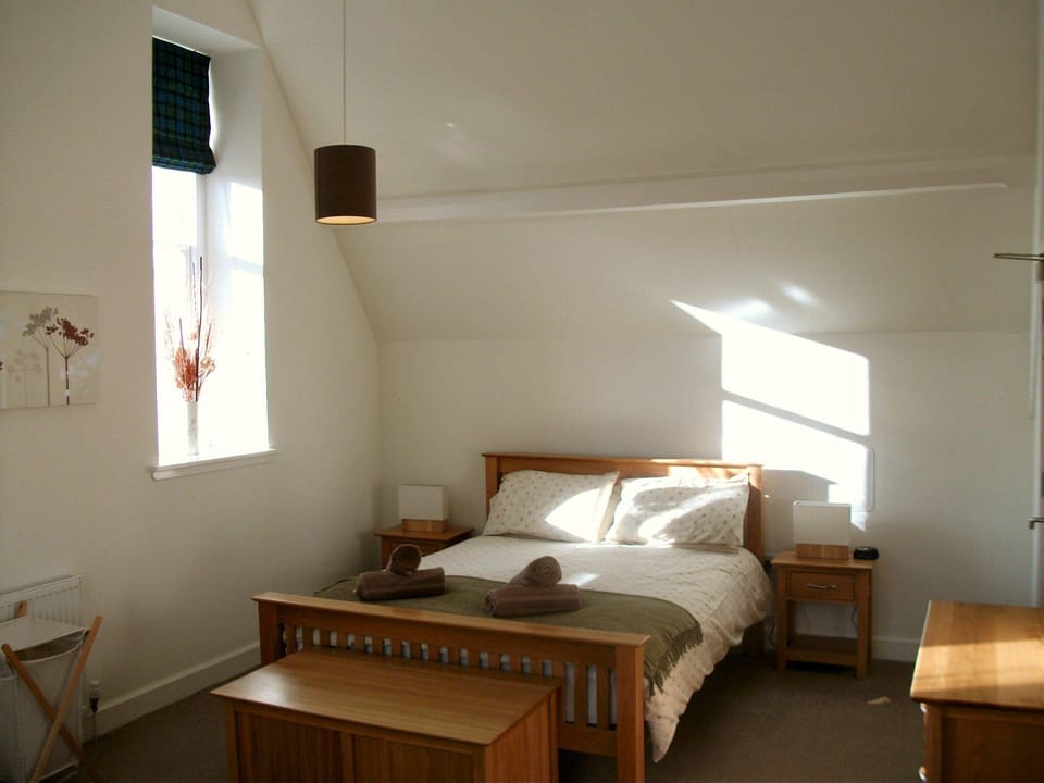 The main bedroom is very bright and spacious