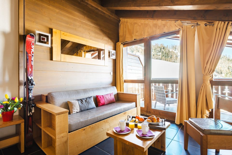Our apartment is a wonderful base for a ski vacation in the French Alps!