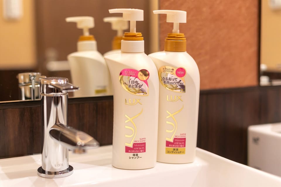 Shower, free toiletries, hair dryer, slippers