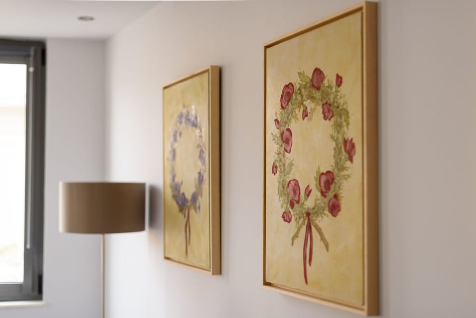 Grand Apartment, City View | Living area | Flat-screen TV