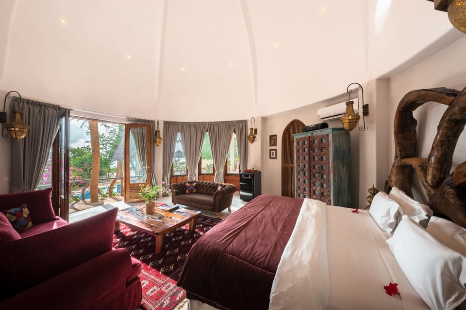 Presidential Villa, 2 Bedrooms, Ocean View, Beachfront | Premium bedding, minibar, in-room safe, WiFi (free)