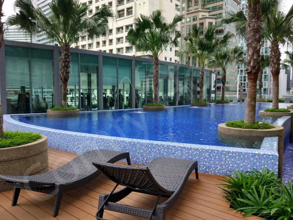 Secluded swimming pool for you to enjoy
