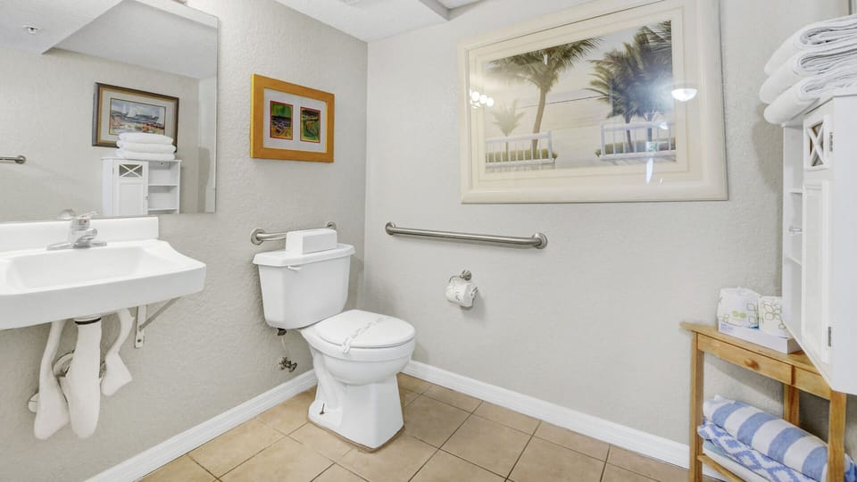Surf Beach Room 203 Master Bathroom