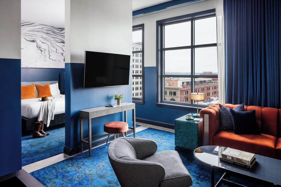 Suite, 1 King Bed (Utopia) | Egyptian cotton sheets, premium bedding, down comforters, minibar