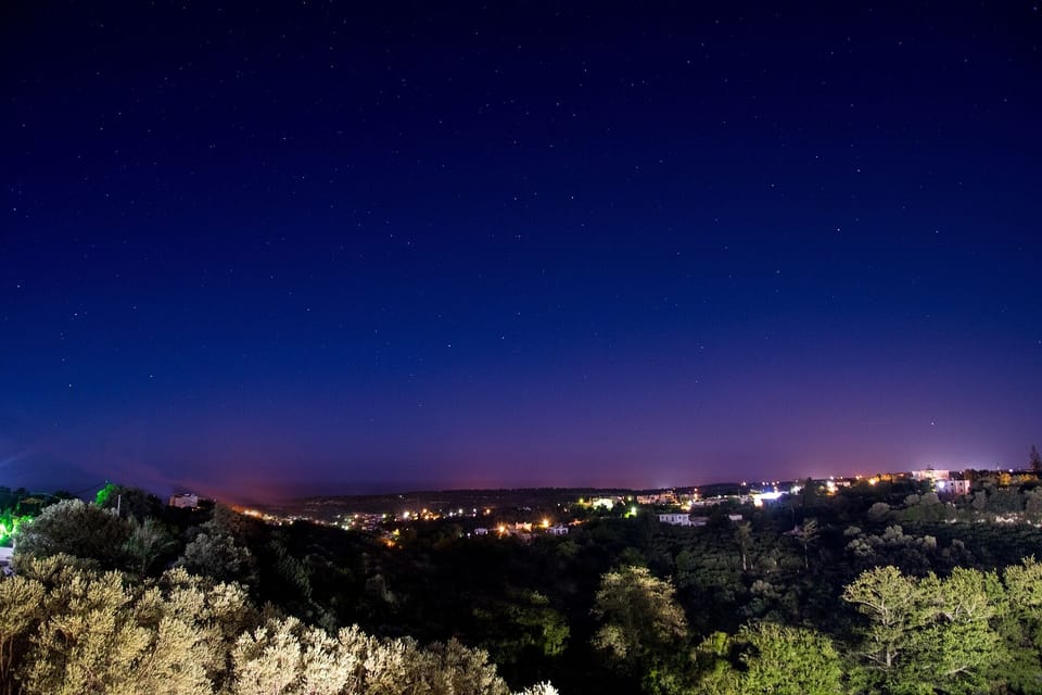 Villa Tinadora night view from balcony