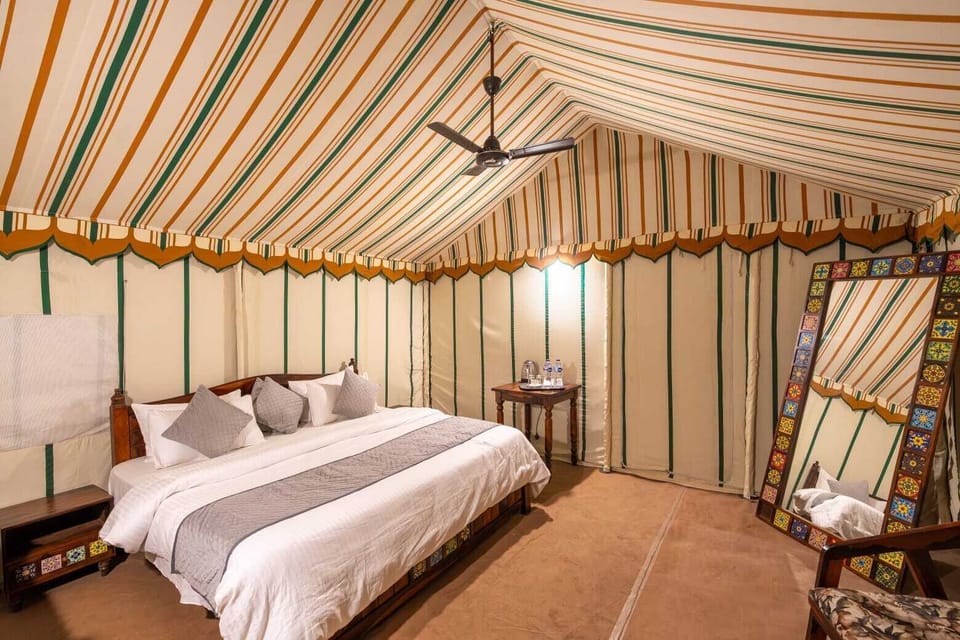 Luxury Tent, 1 Bedroom | Iron/ironing board, bed sheets