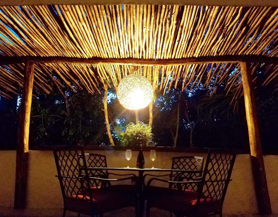 Left alone? Have a very romantic dinner!