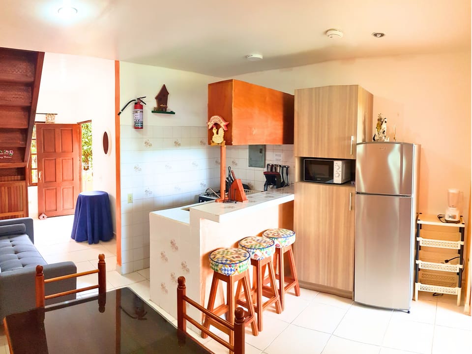 Apartment, Multiple Beds, Non Smoking (Cowboy) | Private kitchen | Fridge, microwave, stovetop, coffee/tea maker