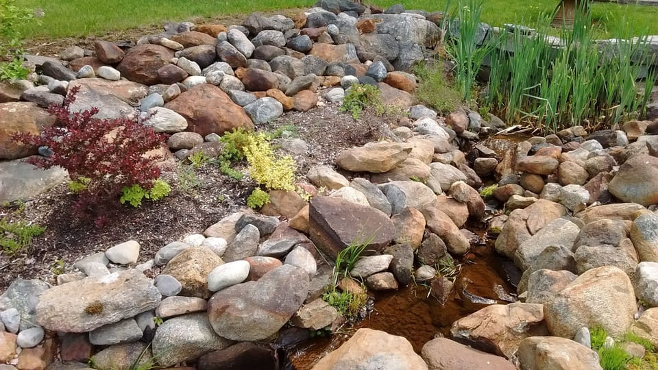 Stone lined brook