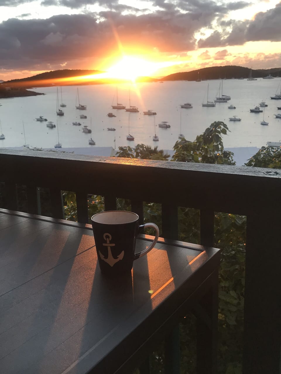 Sip your coffee as the sunrises.