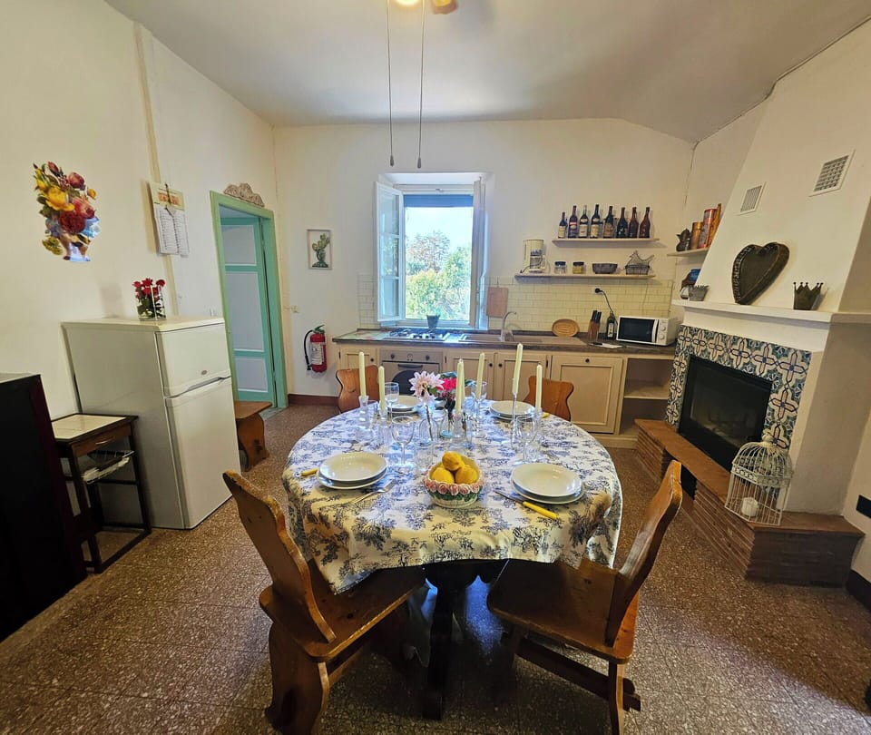 Furniture, Table, Chair, Kitchen & Dining Room Table, Dining Room, Room, Tablecloth, Houseplant, Countertop, Cabinetry