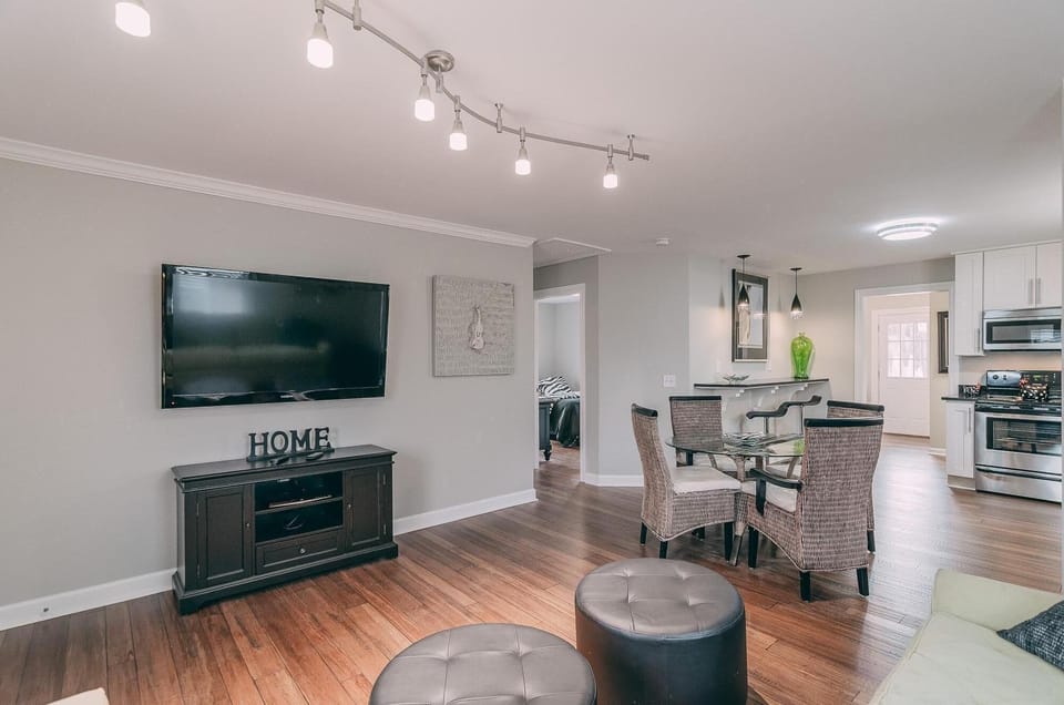 Enjoy a big screen T.V. with cable and DVD player! This home is also WiFi ready!