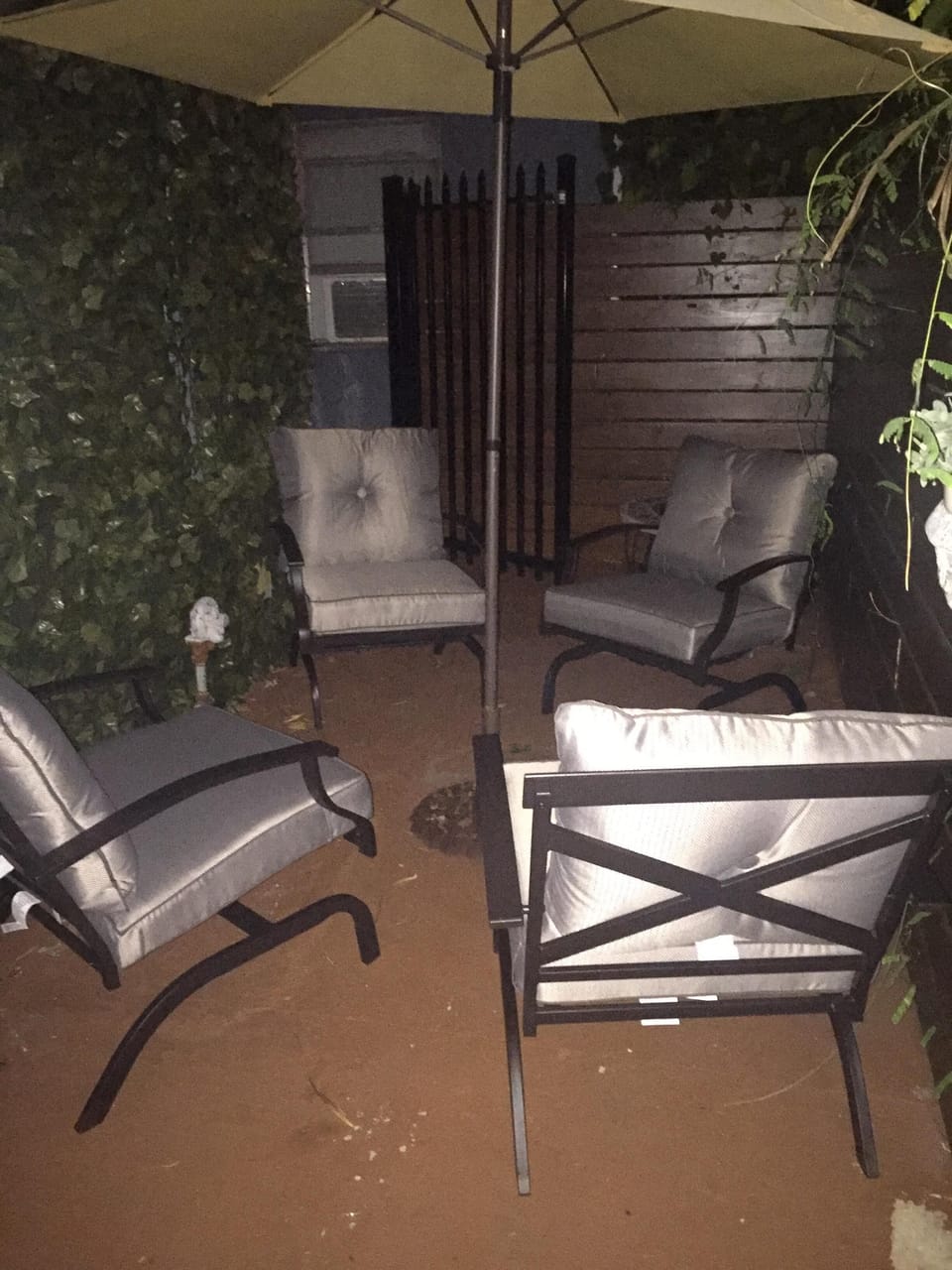 Outside sitting area