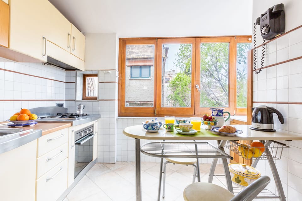Apartment, 2 Bedrooms | Private kitchen | Full-size fridge, microwave, oven, stovetop