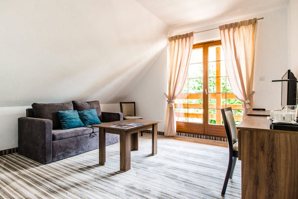 Comfort Single Room (2) | Living room | Flat-screen TV