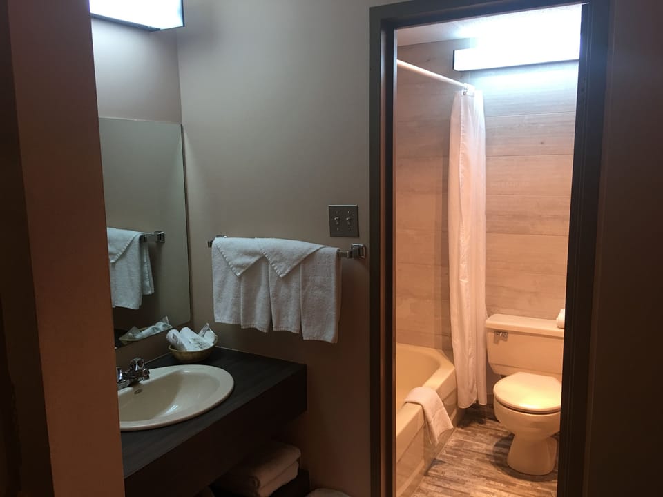 Classic Room, Non Smoking | Bathroom | Free toiletries, hair dryer, towels