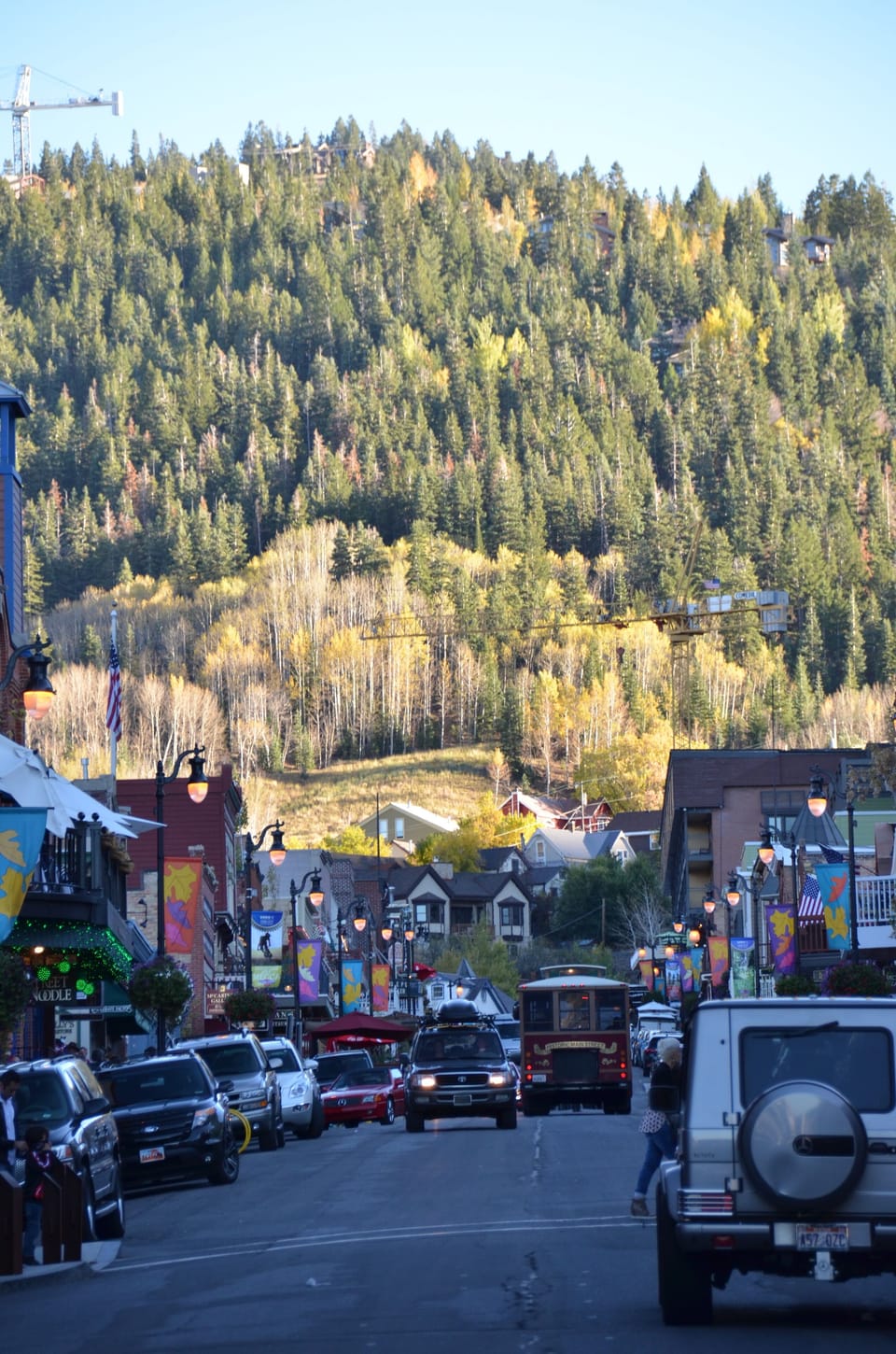 Main Street Park City complete with Trolley rides. 