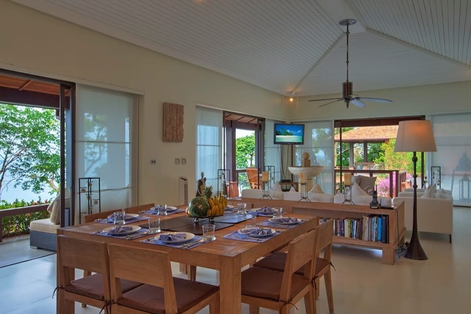 Dining and living room