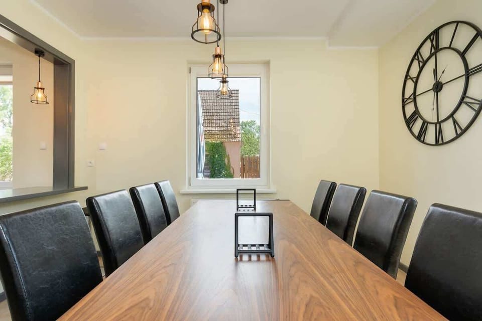 A table for eating communal meals.