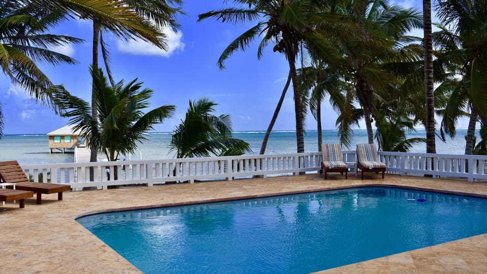 Tired of swimming in the sea?  Hop in the pool!