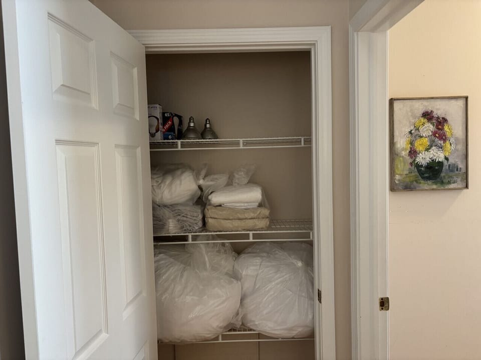 1st Floor Linen Closet Next To Laundry Room