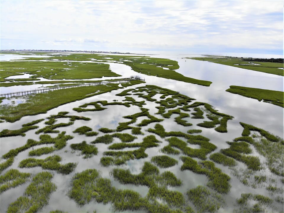 A view of the inlet.