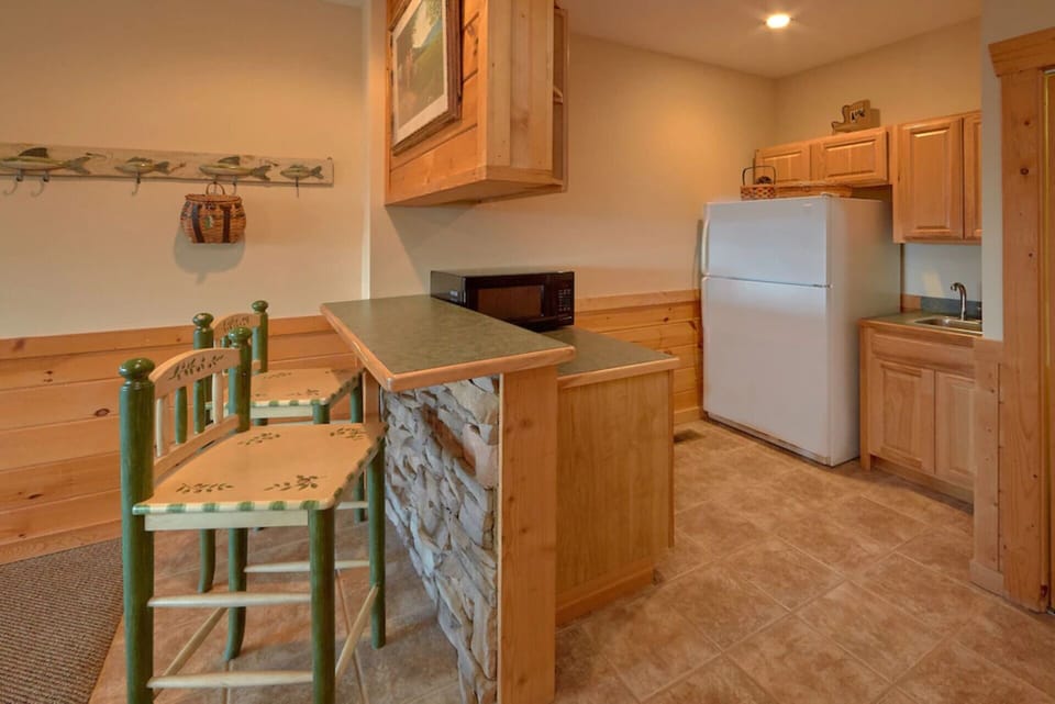 Kitchenette in Game Rm w/2nd Frig