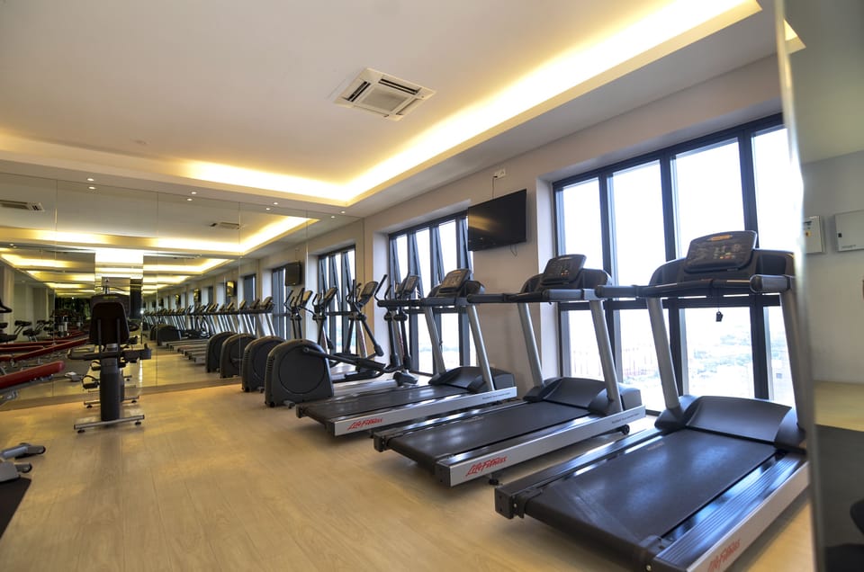 Gym at level 37